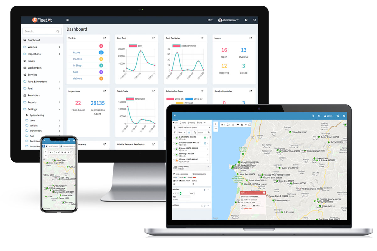 GPS Tracker Provider | Fleet Management Software | GPS Tracking System | AI Dash Cam | Indoor Positioning System 